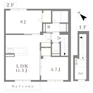 ETERUNO FLEURIIの間取り図