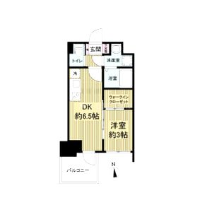 セレニテ堺筋本町リアンの間取り図