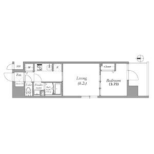LUORE+新大阪SOUTHの間取り図