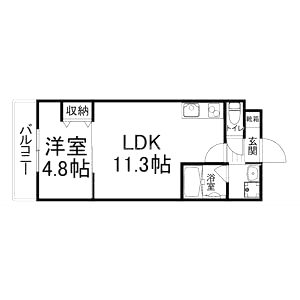 カーサ・フェリーチェ桂の間取り図