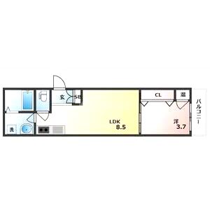 GRANDIR吹田の間取り図