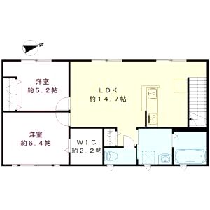 Dioの間取り図