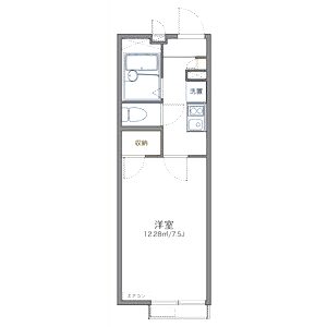 レオパレスプラスパ寿の間取り図