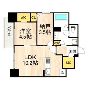 ルフォンプログレ新町の間取り図
