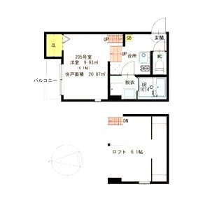 HR金田町の間取り図