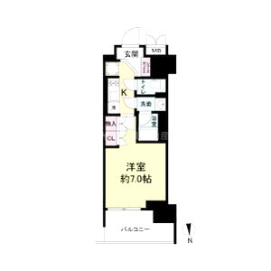 ルネフラッツ谷町四丁目の間取り図