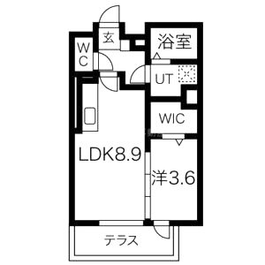 シンフォニー久津川の間取り図