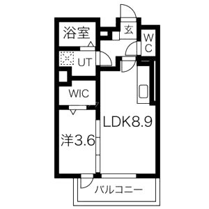 シンフォニー久津川の間取り図