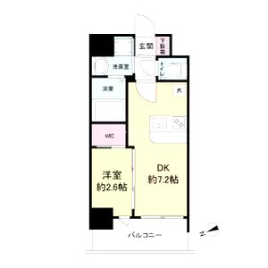 セレニテ江坂アリアの間取り図