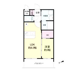 セレニテ江坂アリアの間取り図