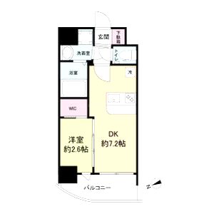 セレニテ江坂アリアの間取り図