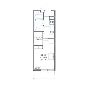 レオパレス華の間取り図