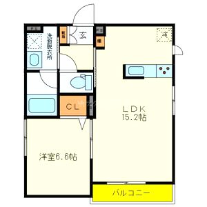 メゾン帝塚山の間取り図