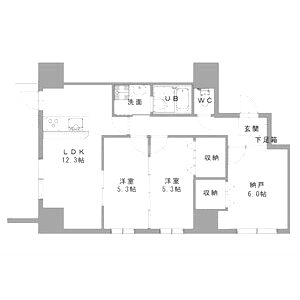 ARCENCIEL SQUARE TAKAIDAの間取り図