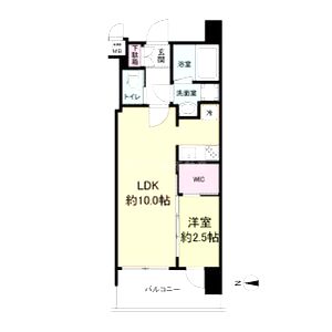 セレニテ西中島アリア弐番館の間取り図
