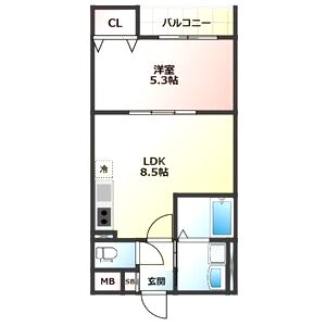 ALEGRIA泉佐野IIの間取り図
