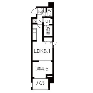 クレストコート高津の間取り図
