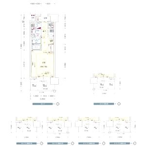 プレサンス南森町駅前の間取り図