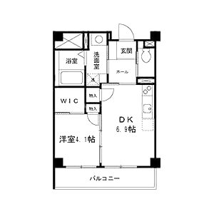 サンメゾン鶴見緑地の間取り図