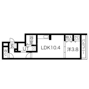 カーサ武庫之荘の間取り図
