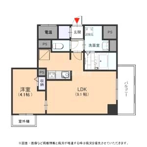 プレミアコートの間取り図