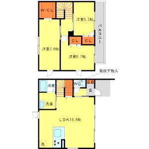 フォレストガーデンEASTの間取り図