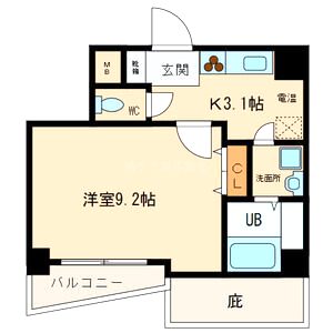 マーブルコート楠葉の間取り図