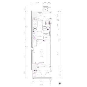 エストゥルース京都の間取り図