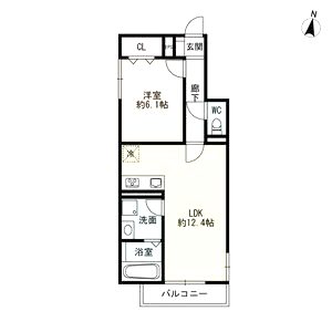 Dear Courtの間取り図
