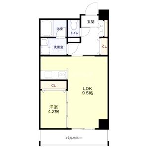 近江レジデンス4号館の間取り図