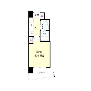 セレニテ福島プリエの間取り図