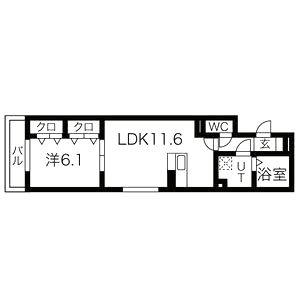 フェーブ島上の間取り図