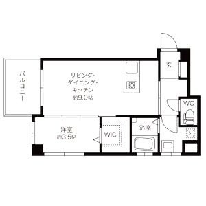 K’s Court西宮北口の間取り図