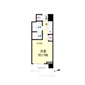 セレニテ難波プリエの間取り図