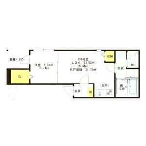 プレミアメゾン清水(旧:D’sセカンドメゾン)の間取り図