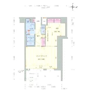 プレサンスNEO京都烏丸の間取り図