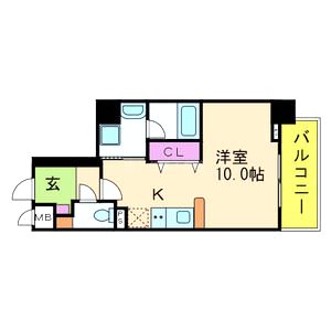 プラチナコートの間取り図