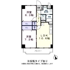 メゾン ボヌールの間取り図