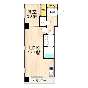 Wan's Style阿倍野の間取り図