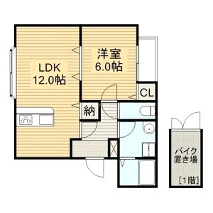 フリータイムコート清水の間取り図
