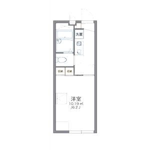 レオパレスイクセン4の間取り図