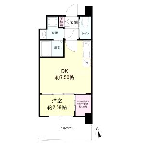 セレニテ甲子園プリエの間取り図