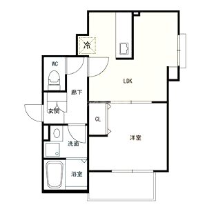 Keyビレッジ東鳴尾の間取り図