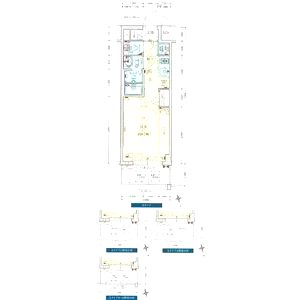 プレサンス難波ラフィーネの間取り図