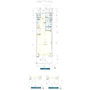 プレサンス難波ラフィーネの間取り図
