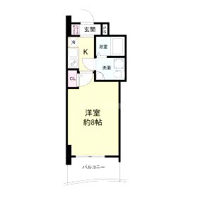 セレニテ桜川駅前プリエの間取り図