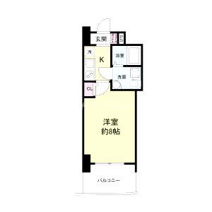 セレニテ桜川駅前プリエの間取り図