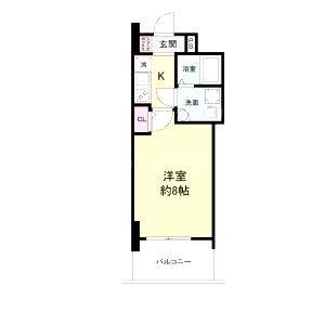 セレニテ桜川駅前プリエの間取り図