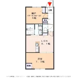 ラフィネ姫島の間取り図