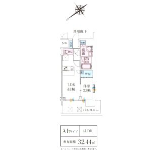 スプランディッド堺東DUEの間取り図